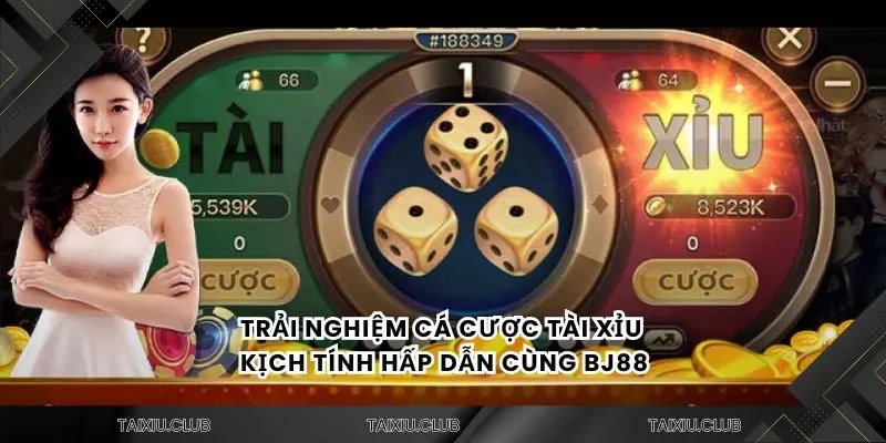 Trải nghiệm cá cược tài xỉu kịch tính hấp dẫn cùng Bj88