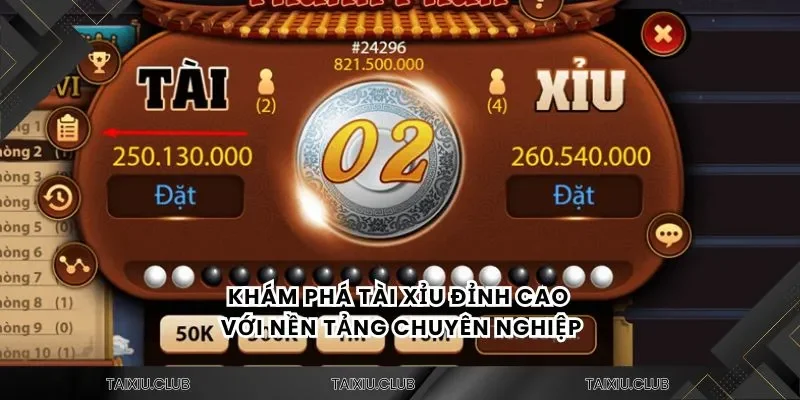 Khám phá tài xỉu đỉnh cao với nền tảng chuyên nghiệp