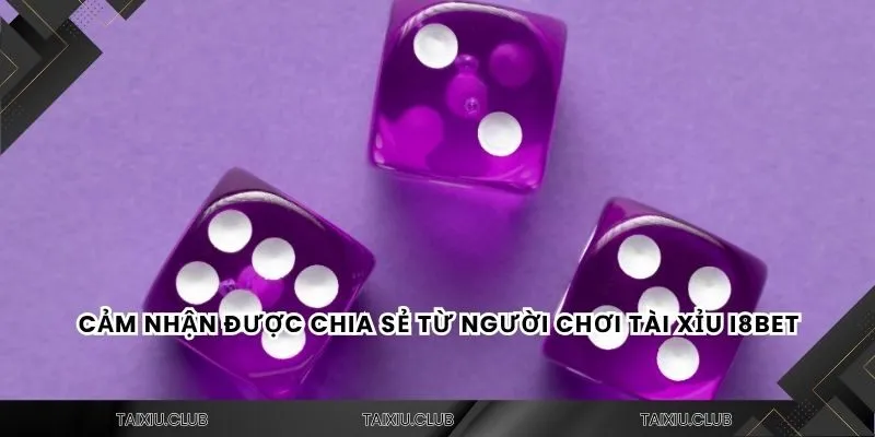 Cảm nhận được chia sẻ từ người chơi tài xỉu i8bet