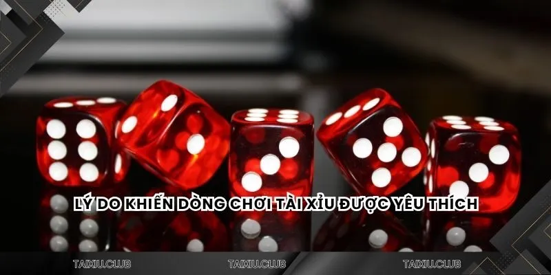 Lý do khiến dòng chơi tài xỉu được yêu thích