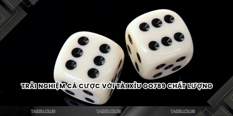 Trải nghiệm cá cược với tài xỉu go789 chất lượng