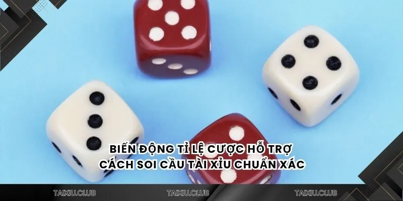 Biến động tỉ lệ cược hỗ trợ cách soi cầu tài xỉu chuẩn xác