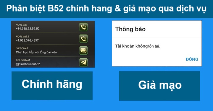 Phân biệt B52 chính hãng và giả mạo qua dịch vụ CSKH